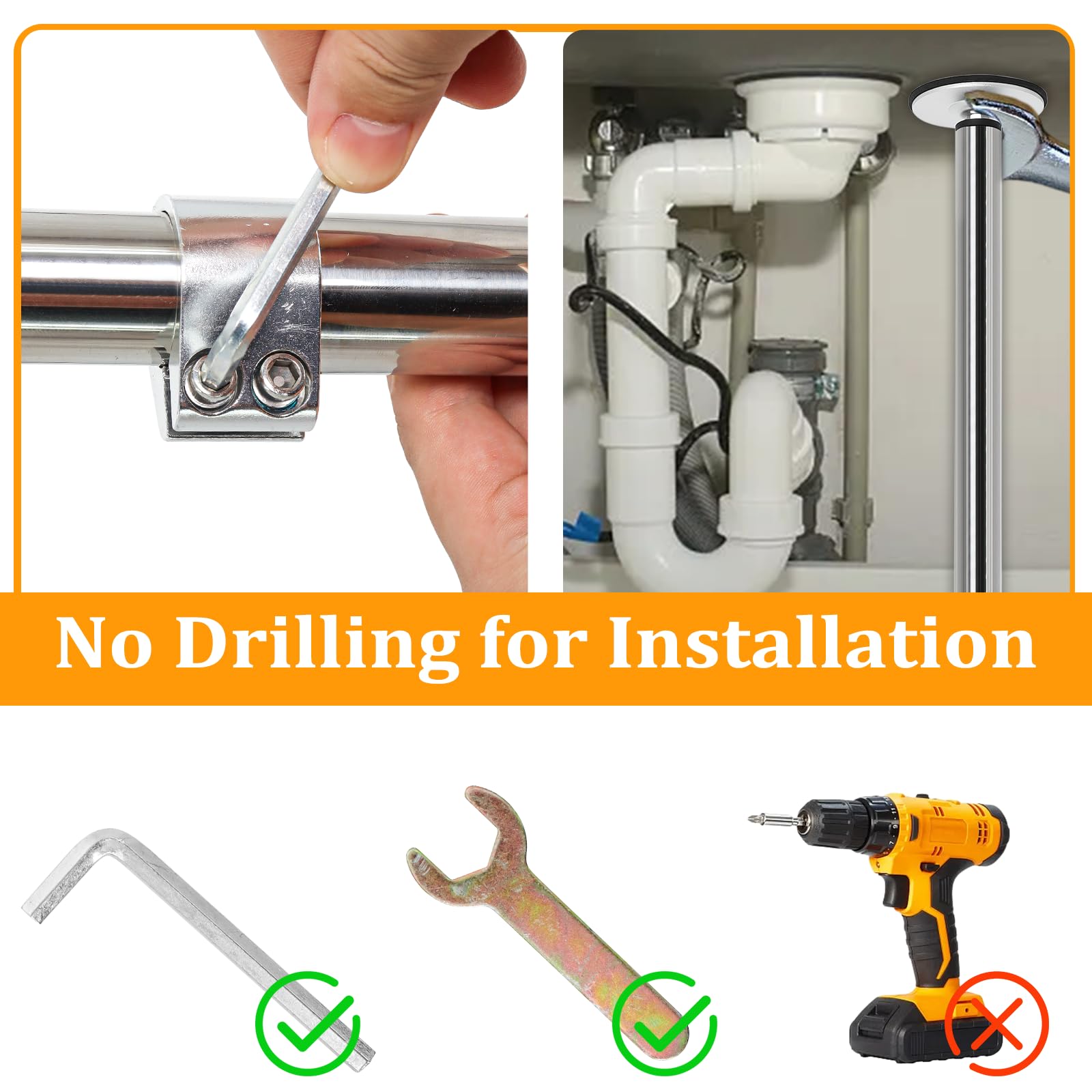 Swess undermount system installed in kitchen or bathroom setting.