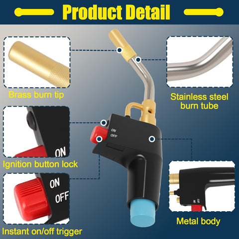 Swess TS4000 high-intensity flame for soldering, brazing, and light welding tasks.