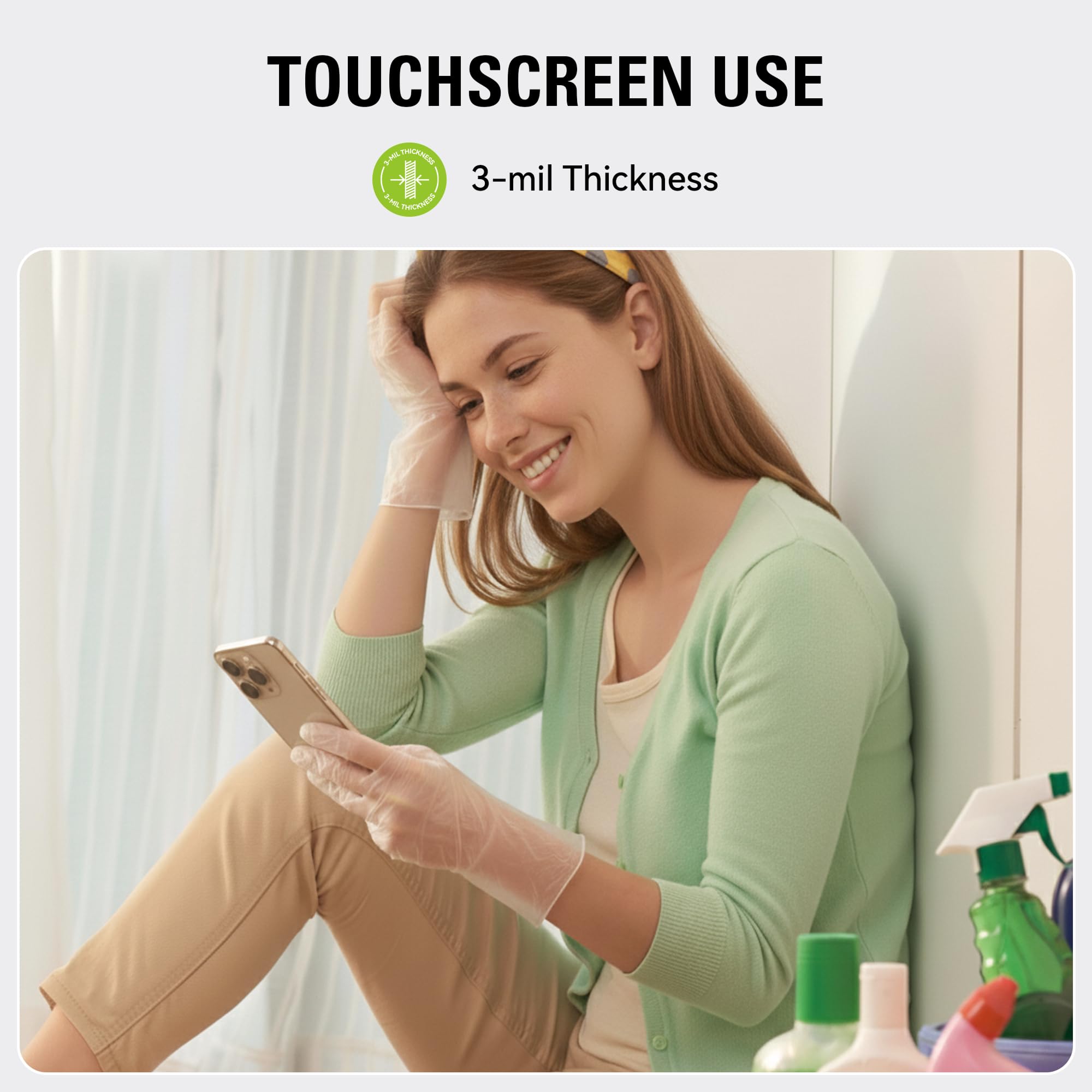 SWIFTLITE latex-free gloves support allergy-conscious users during tasks.