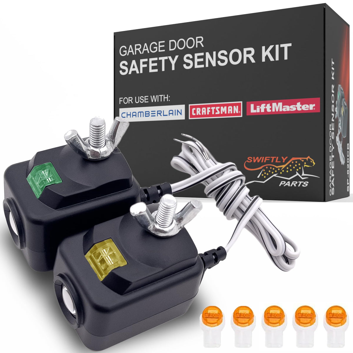 SWIFTLY PARTS SP-820CB safety eyes front view for quick replacement