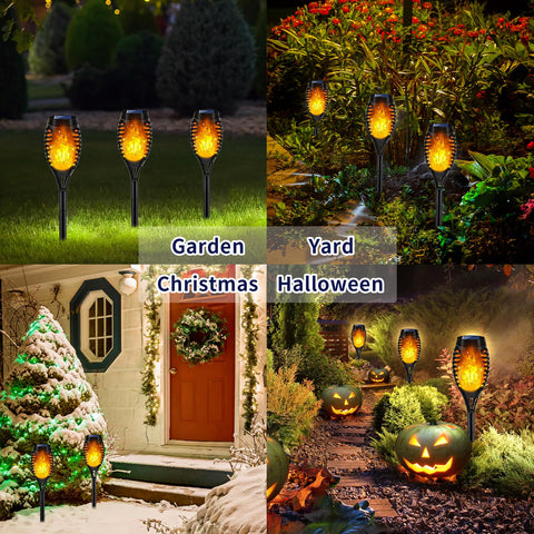Swingers solar lights are waterproof and weather resistant for year-round outdoor use.