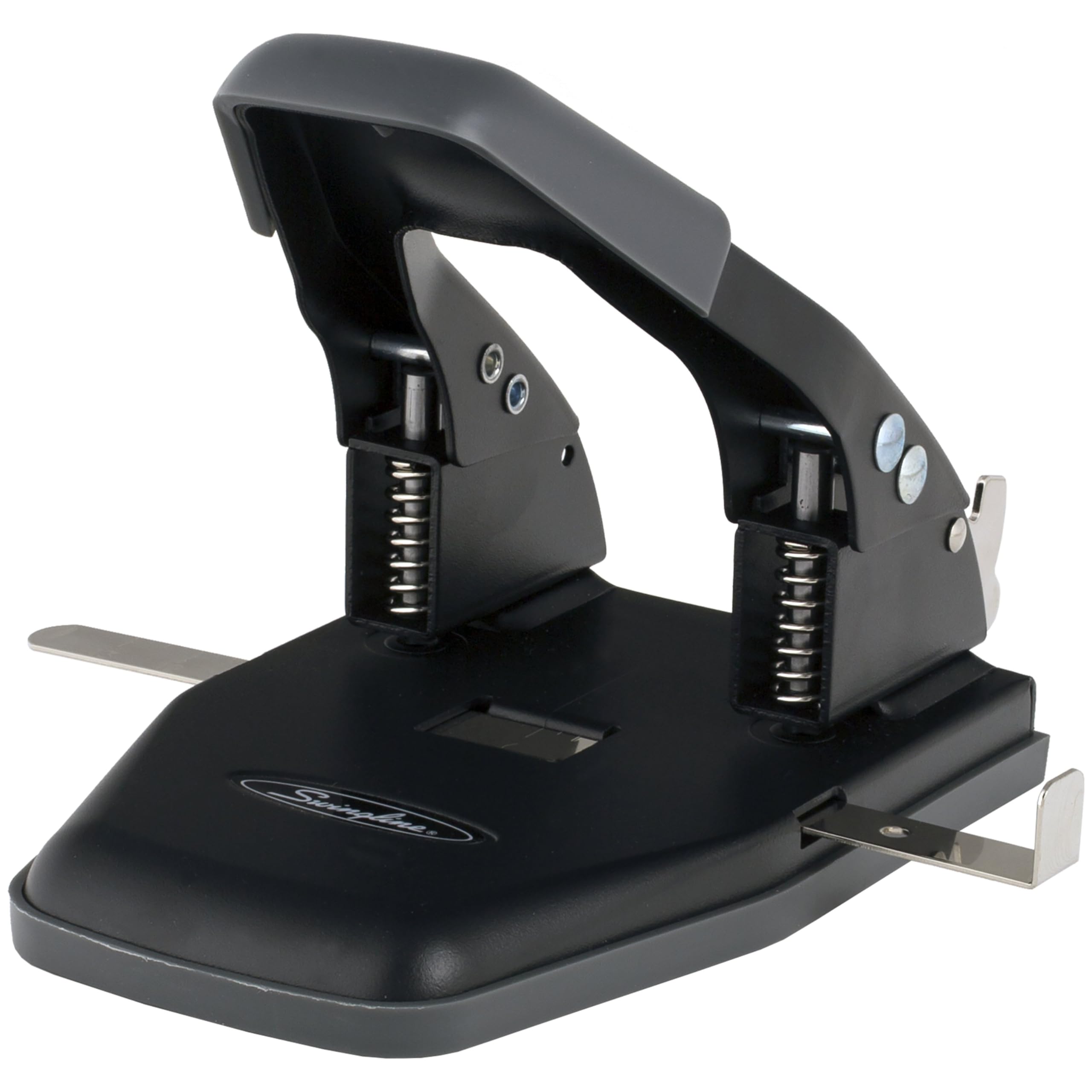 Swingline precise 1/4-inch holes for up to 28 sheets in a single punch.