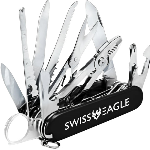 Swiss Eagle 30-in-1 blade tool for quick on-the-go repairs