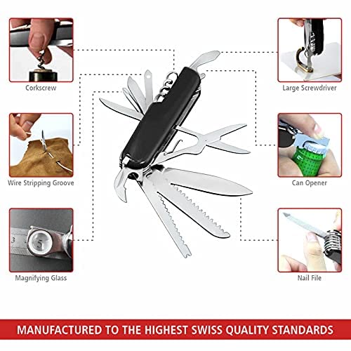 Swiss Eagle 30-in-1 pliers for reliable grip during outdoor tasks