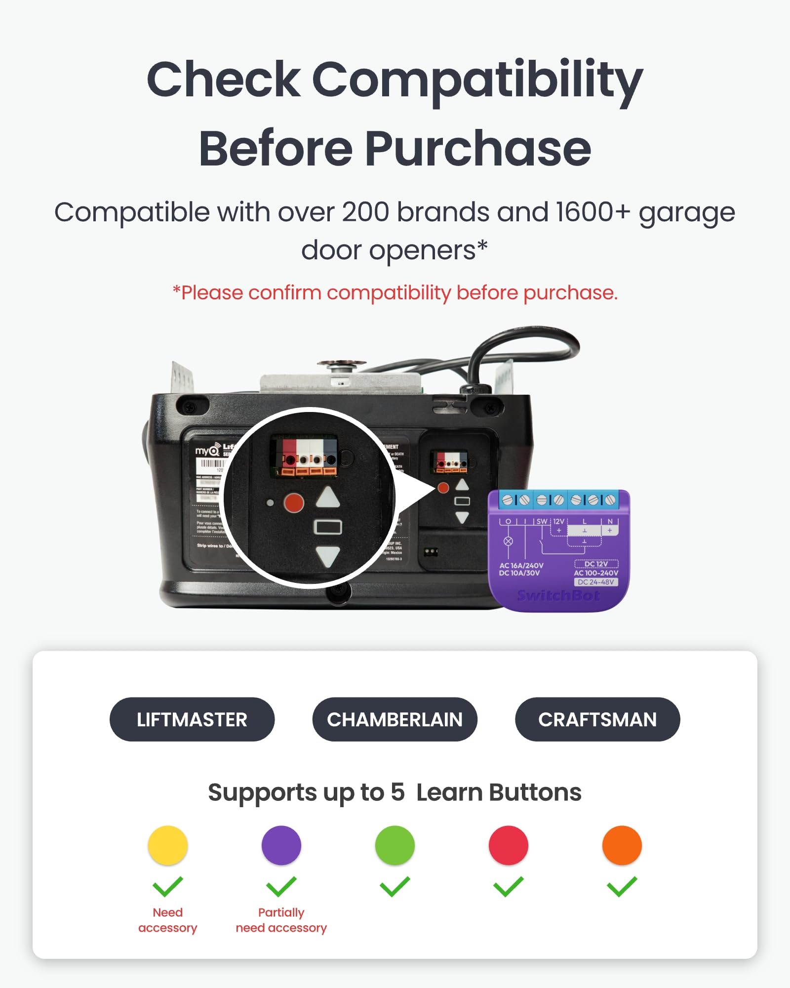 SwitchBot app control demo for remote garage access from a smartphone.
