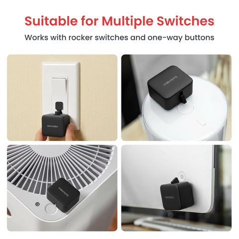SwitchBot FingerBot hub optional for voice and remote control integration