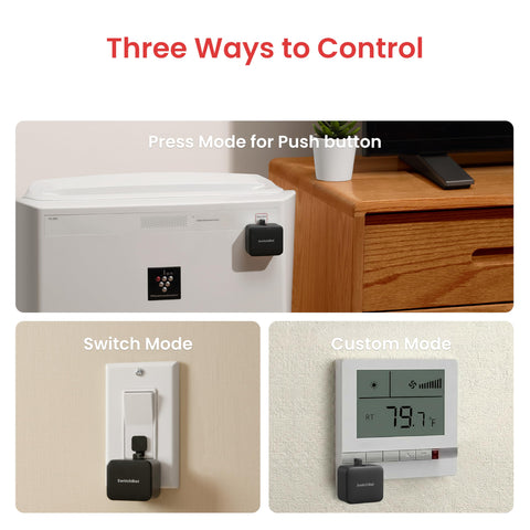 SwitchBot FingerBot wall-mount setup for easy placement