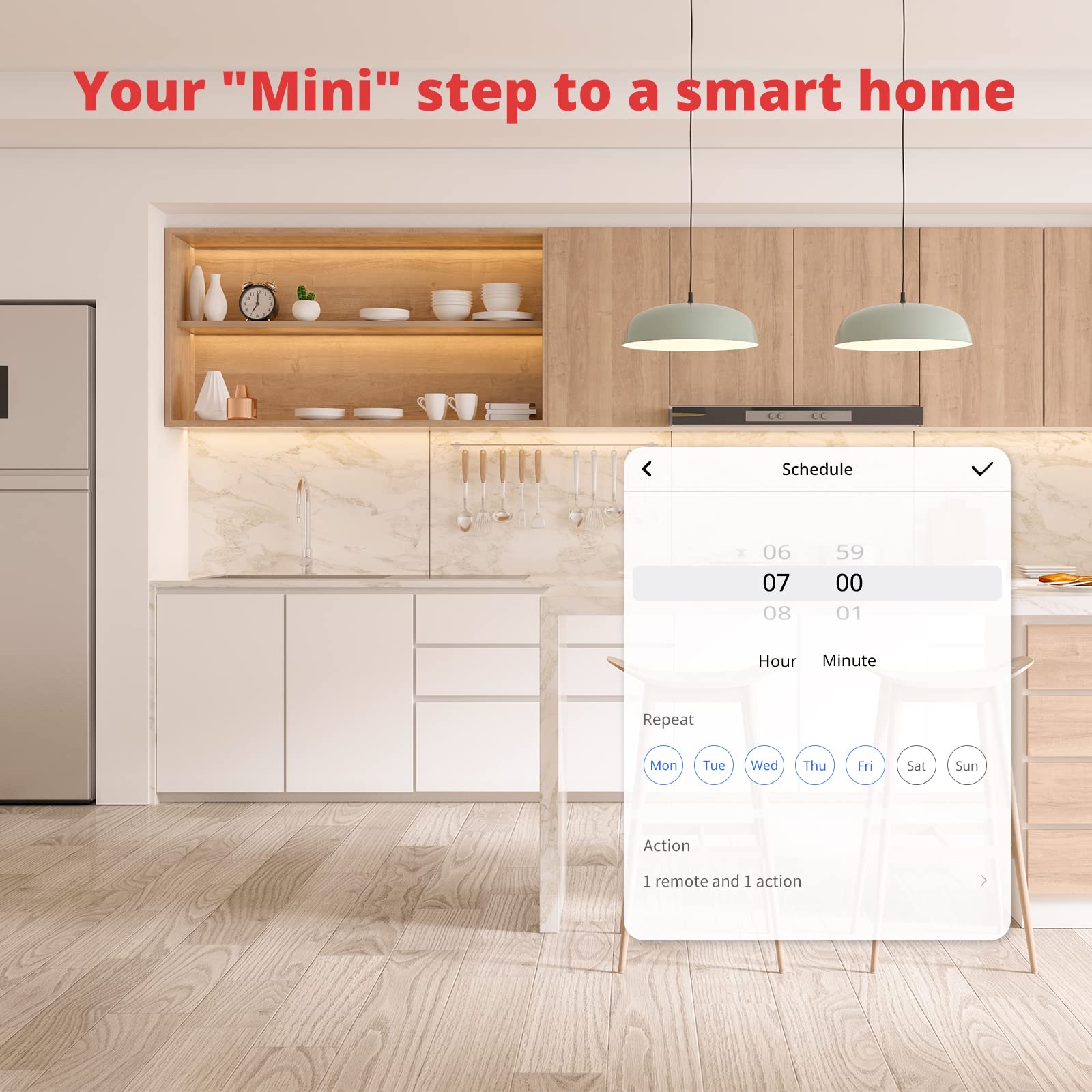 SwitchBot Hub Mini helps save energy with automated scenes.
