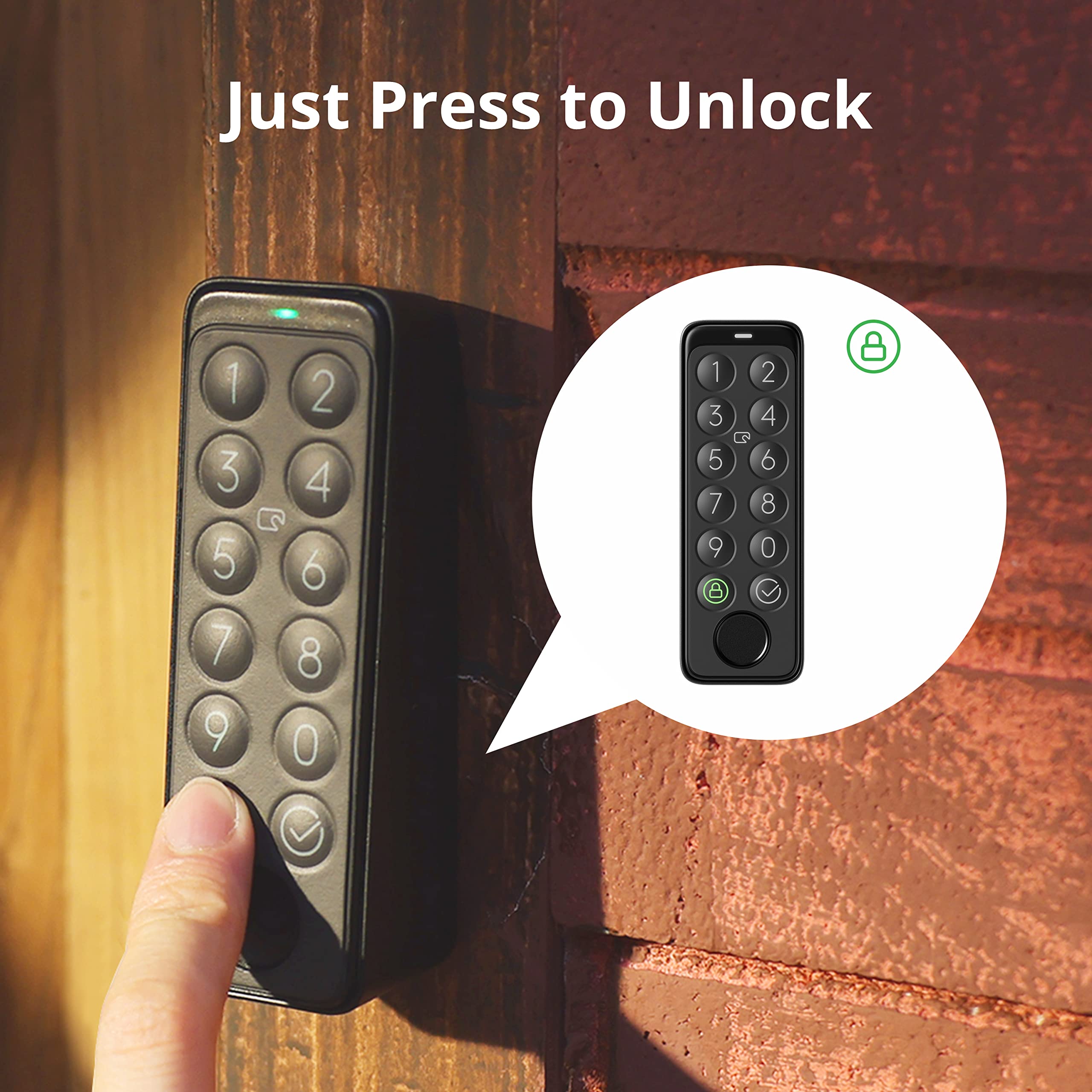 SwitchBot Lock app notifies you of door activity in real time.