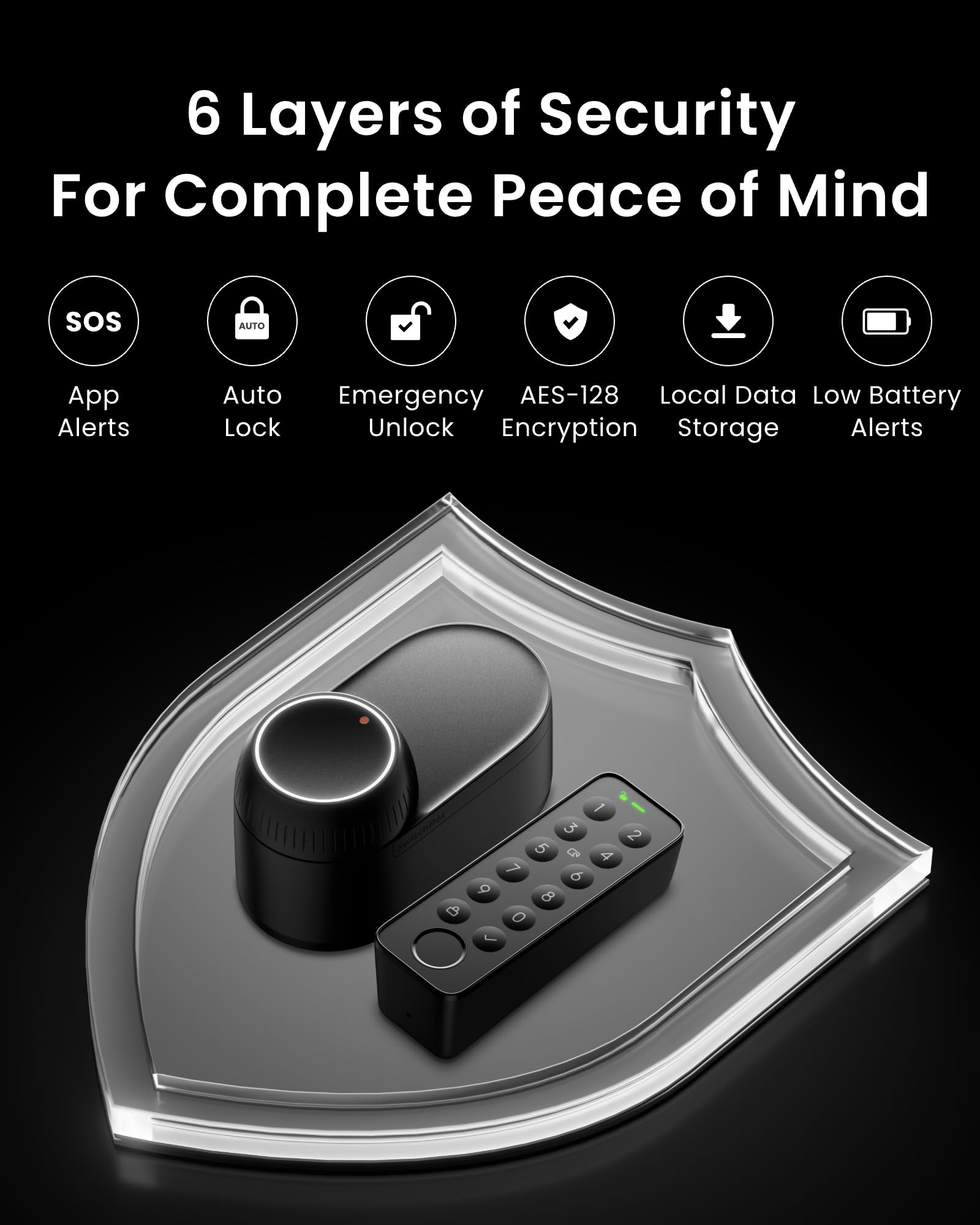 SwitchBot Lock Ultra app control on smartphone for remote access
