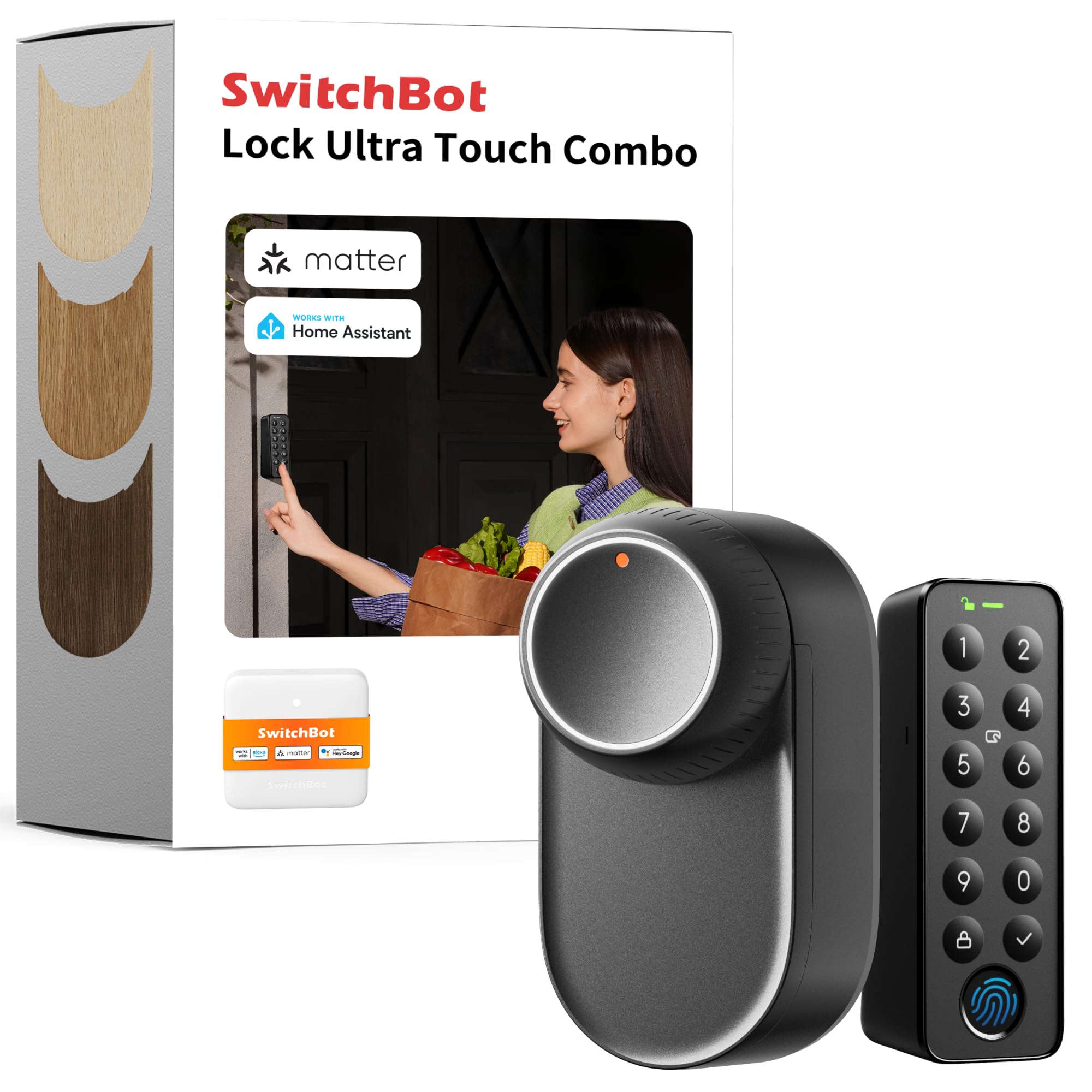 SwitchBot Lock Ultra keypad front view for quick, secure access