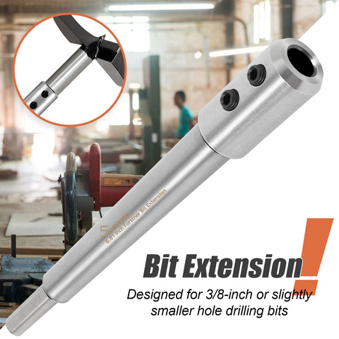 Swozzto anti-slip drill extension helps secure the bit during rotation.