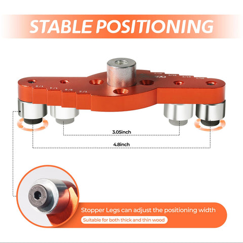 Swozzto complete toolkit enables clean, centered holes with ease.