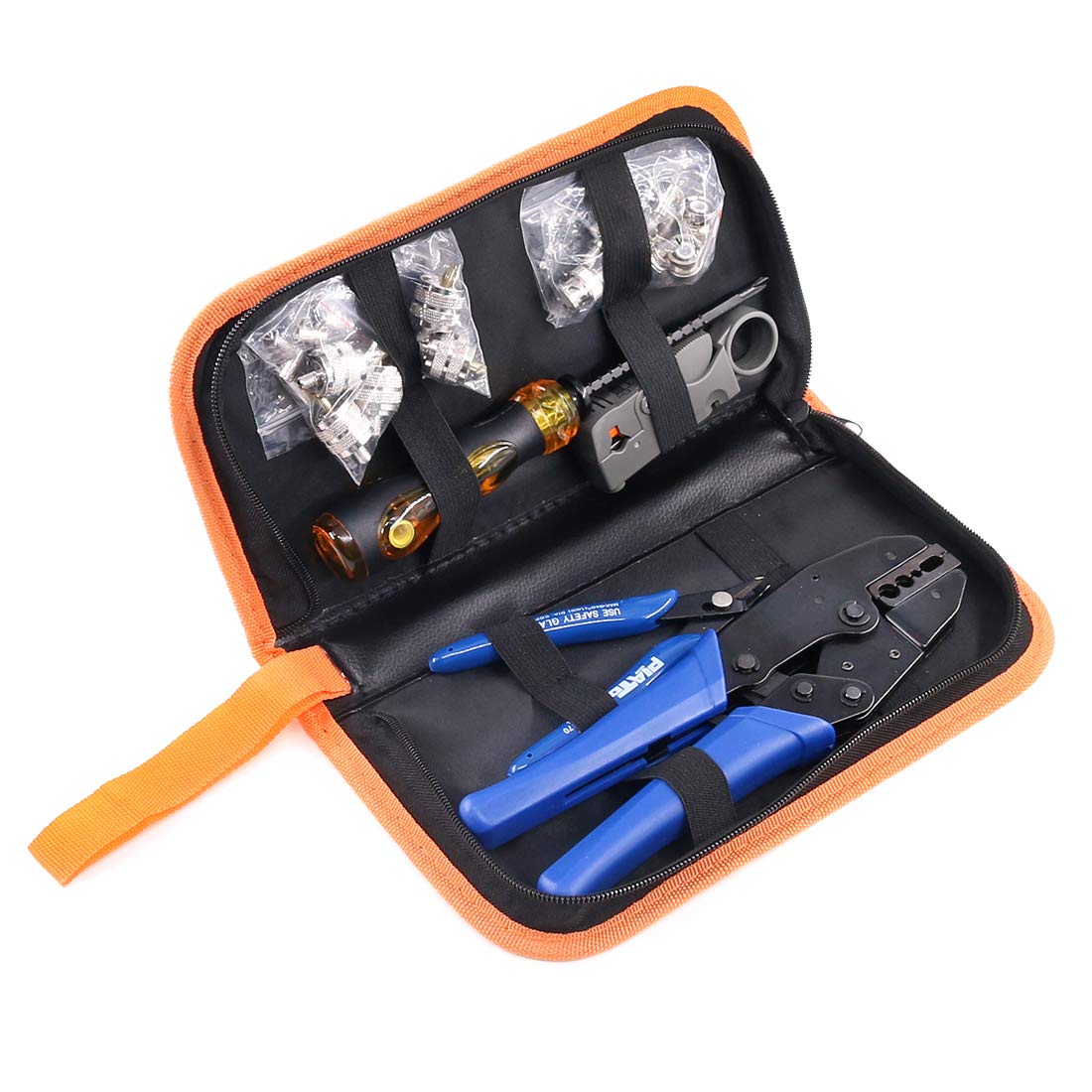 Swpeet carry bag to keep coax kit organized on site