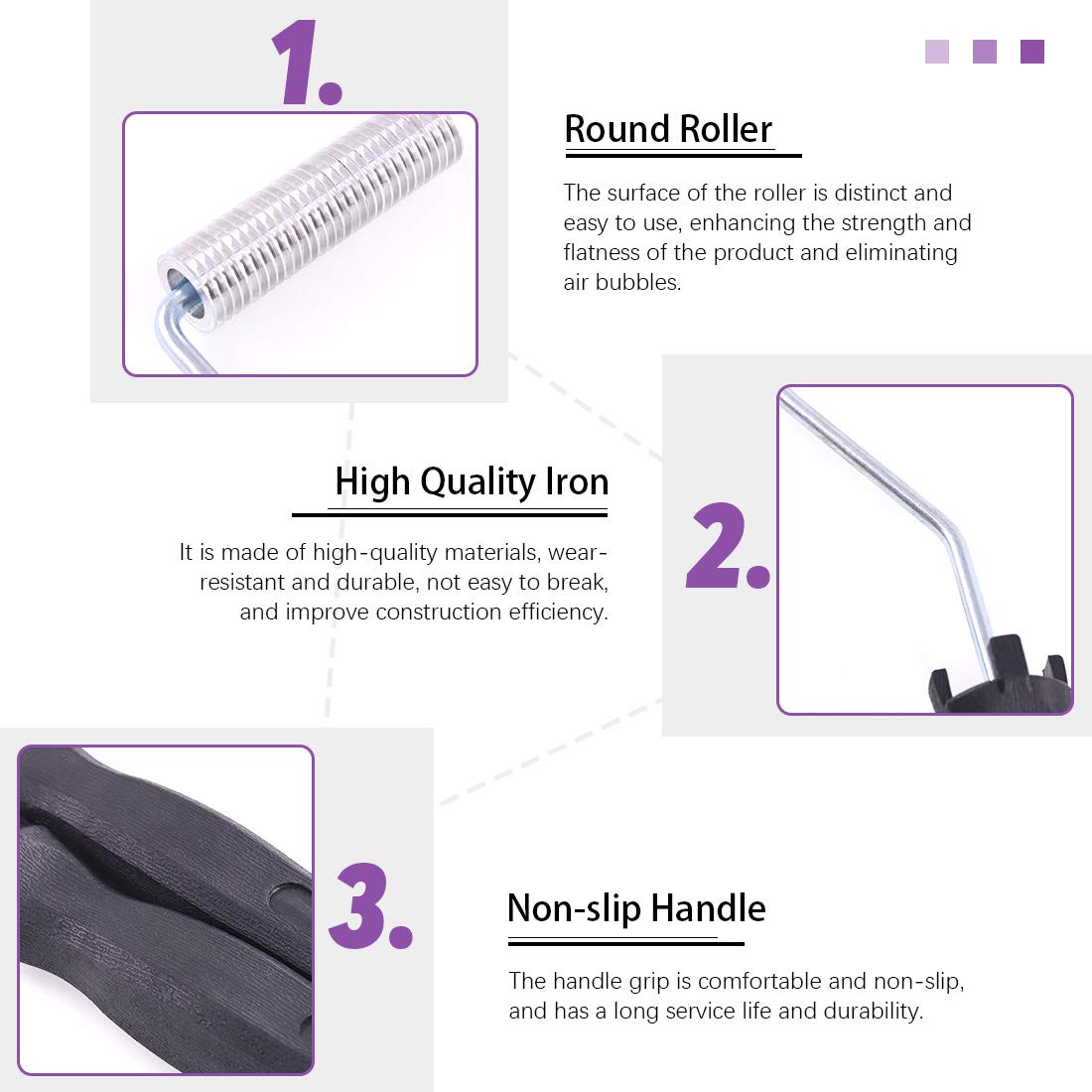 Swpeet fiberglass roller corner tool for edge coverage and smooth corners.