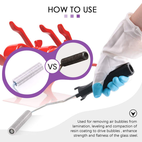 Swpeet waterproof gloves pair protects hands during resin work.