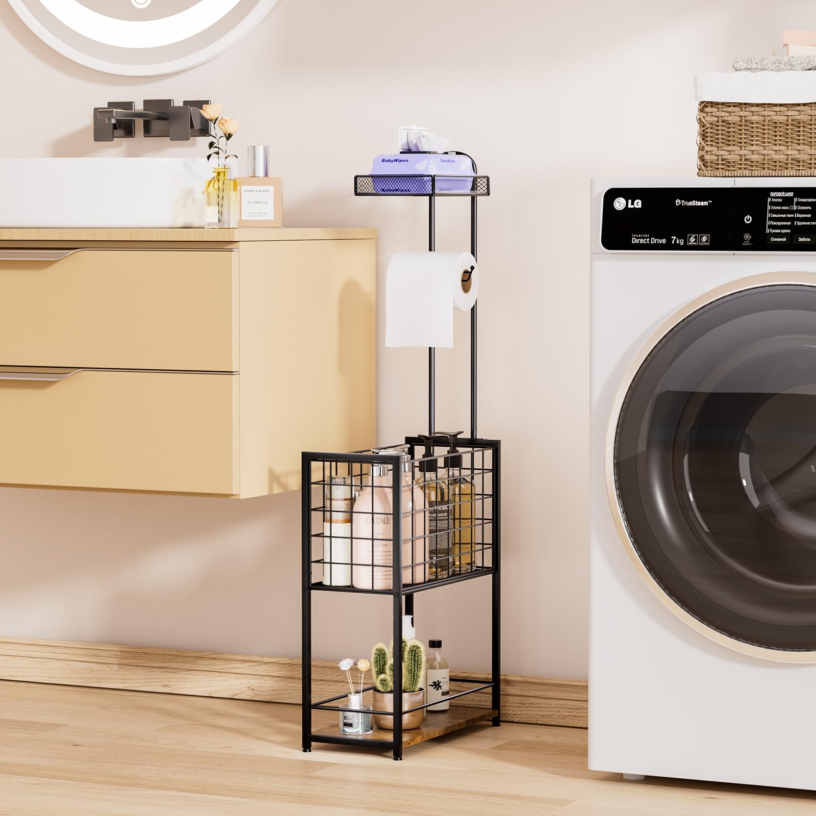 SWTYMIKI rust-resistant metal and wood blend for durable style