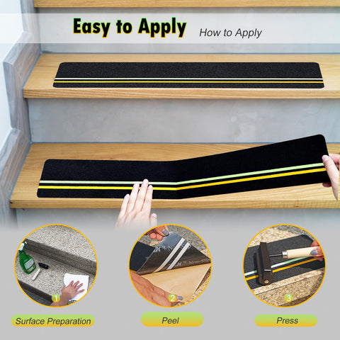 S&X non-slip tape resists abrasion and oil for long lasting traction