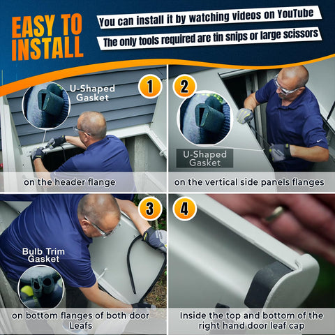 Sxmprail Bilco door threshold contact improves seal on aged doors.