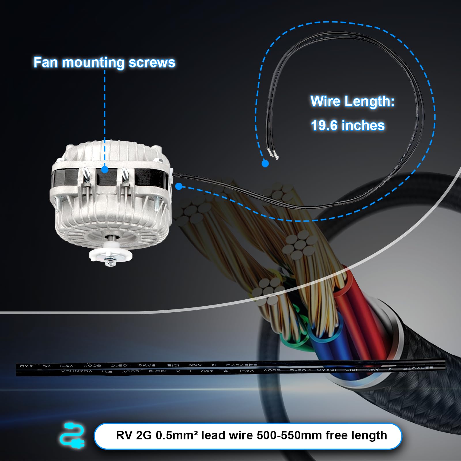 Sxmprail YZF10-20 wiring lead length supports straightforward installation.