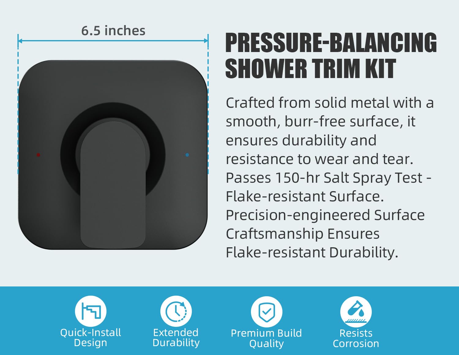 Easy installation concept for Sxtrrdnary T2471BL shower trim
