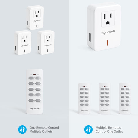 Syantek control from sofa or bed improves convenience.