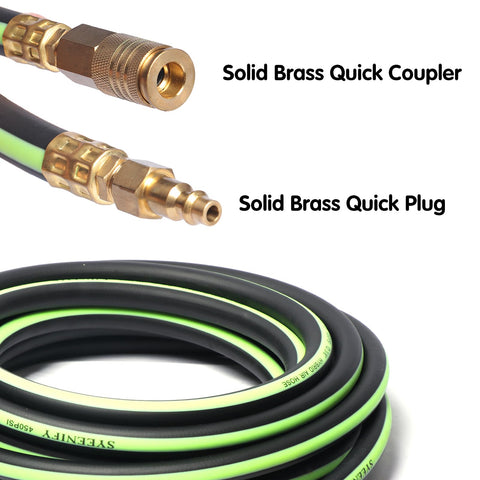 SYEENIFY air hose kink-resistant design maintains steady airflow
