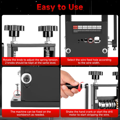 SyKart drill-powered mode speeds up bulk stripping.