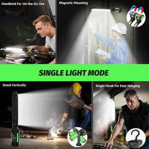 Sylsmart dual magnetic light bar underhood provides hands free, stable lighting for repairs.
