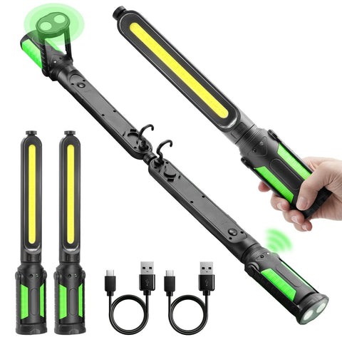 Sylsmart rechargeable mechanic light underhood setup delivers focused engine illumination.