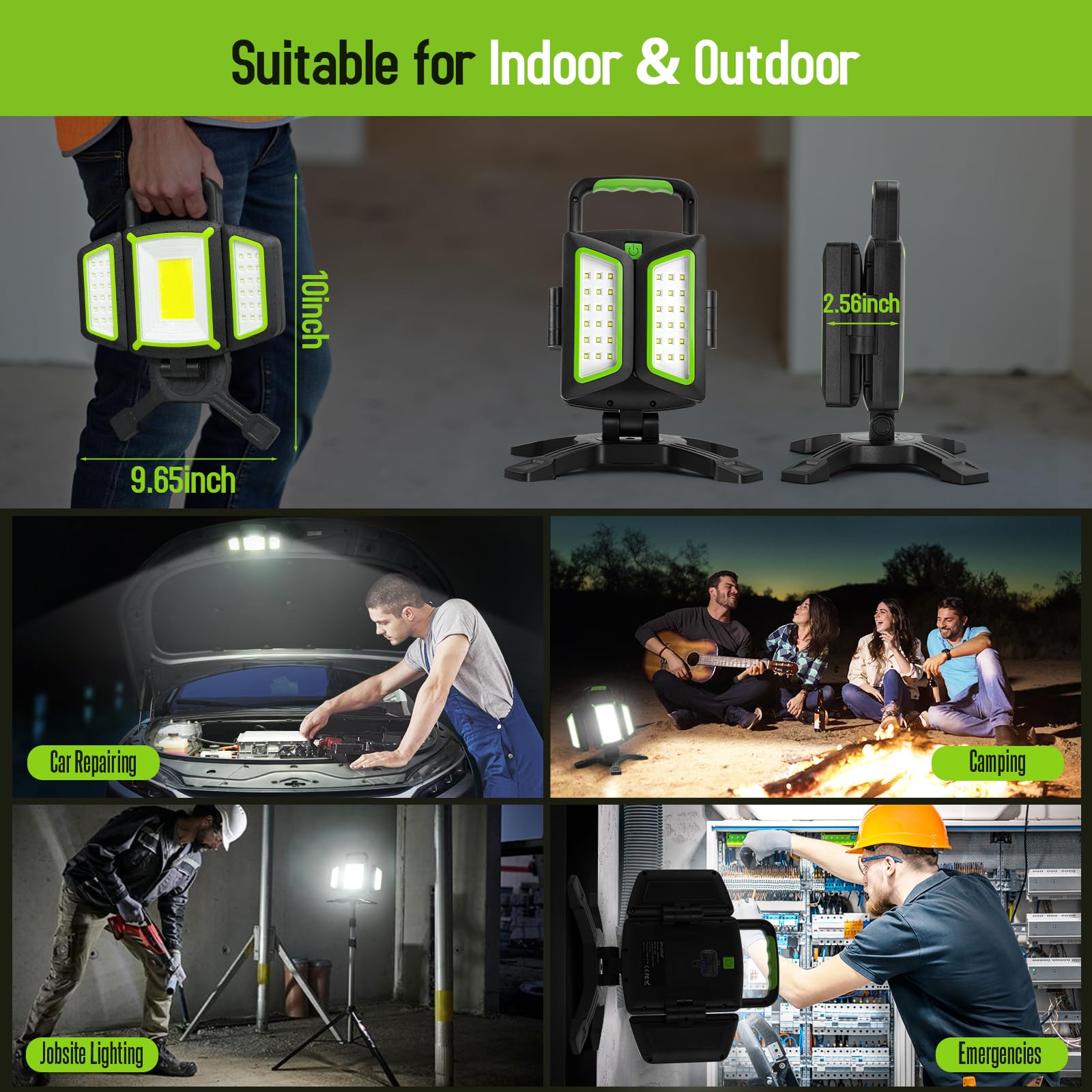 SYLSTAR reliable mechanic light for garage, repairs, camping