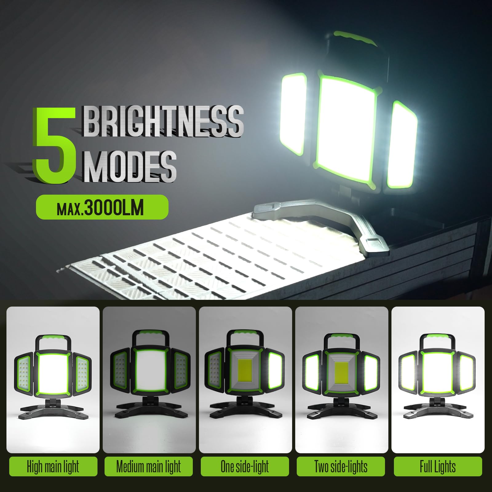 SYLSTAR 30W light with magnetic mount grips metal surfaces securely