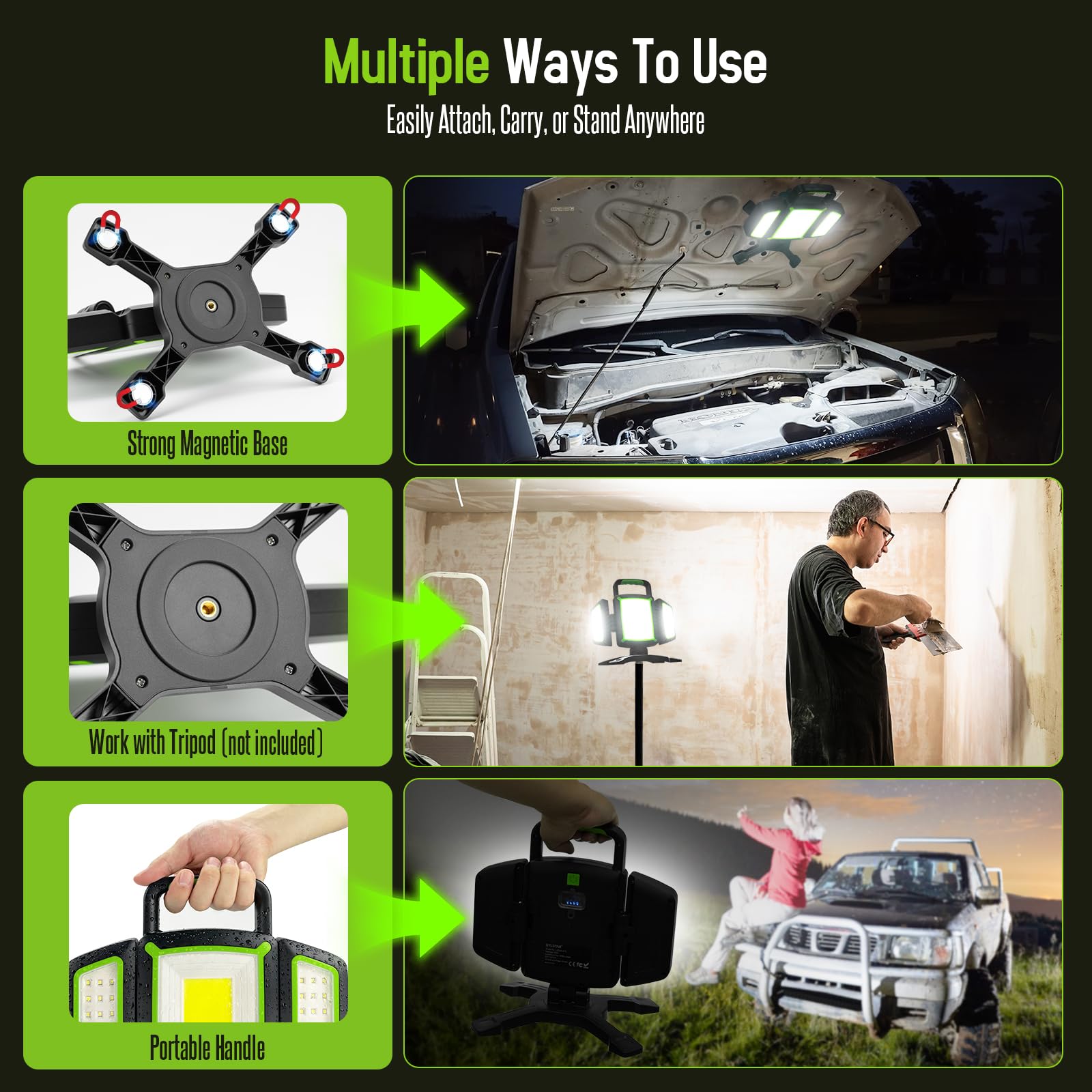 SYLSTAR 30W light doubles as a power bank for devices