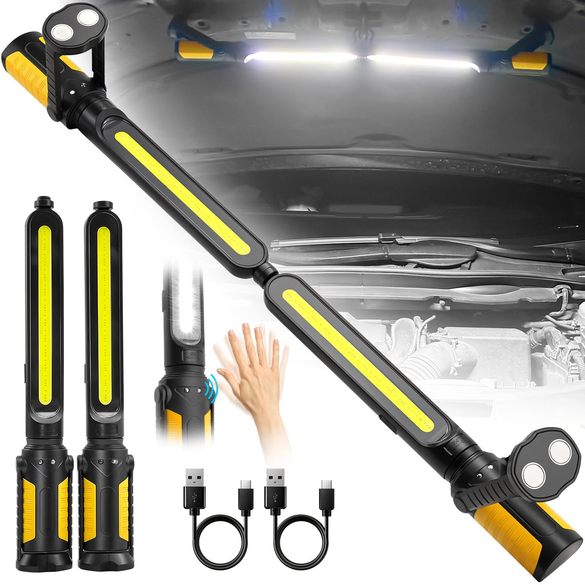 SYLSTAR Mechanic Light Bar 2400lm provides bright underhood illumination for precise repairs.