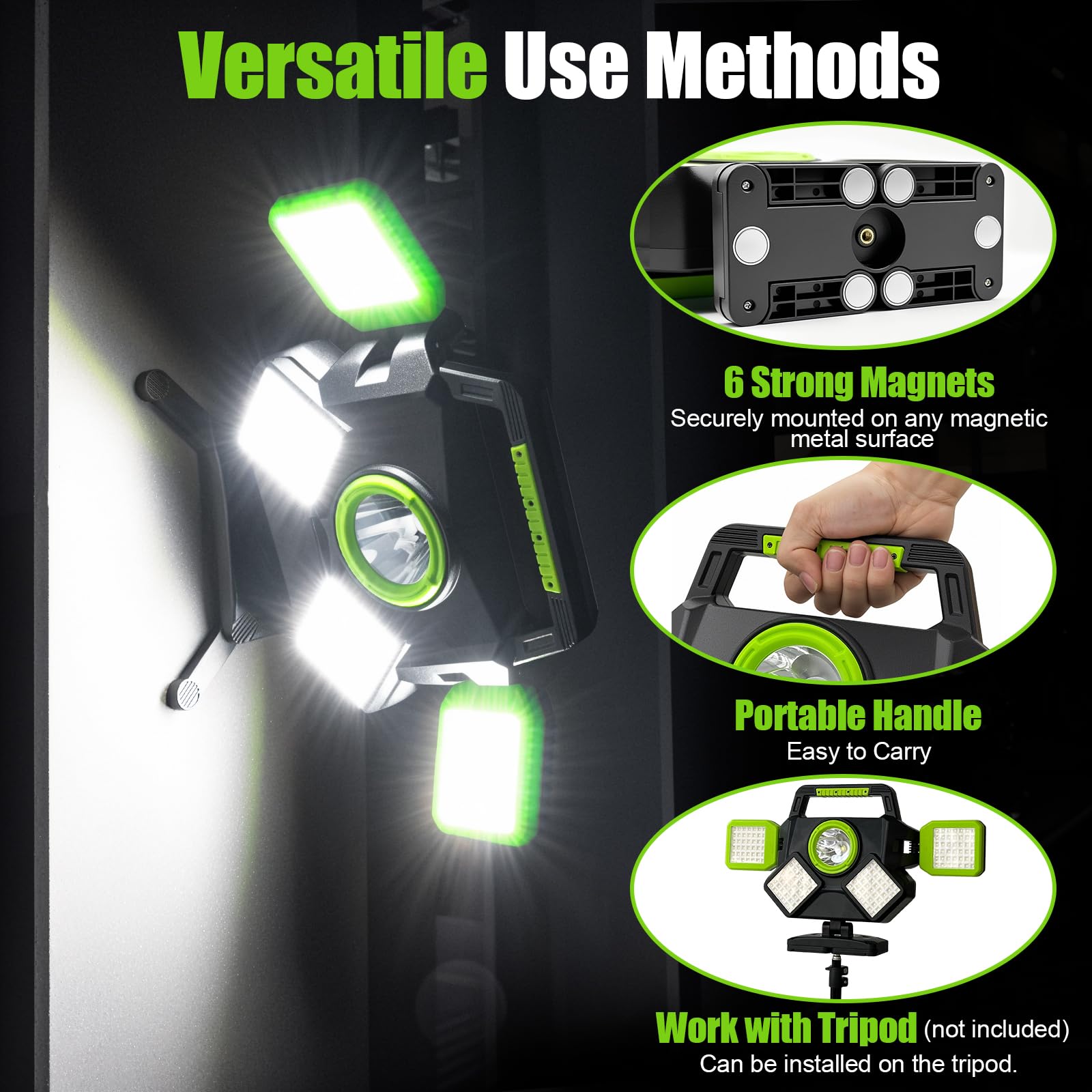 SYLSTAR offers tripod mount for hands-free lighting in workshops.