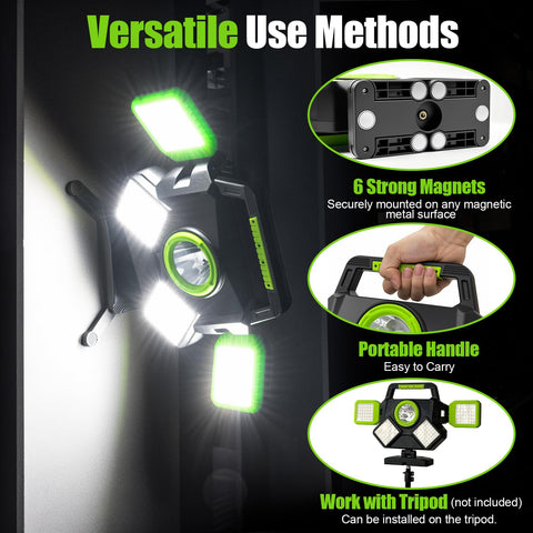SYLSTAR offers tripod mount for hands-free lighting in workshops.