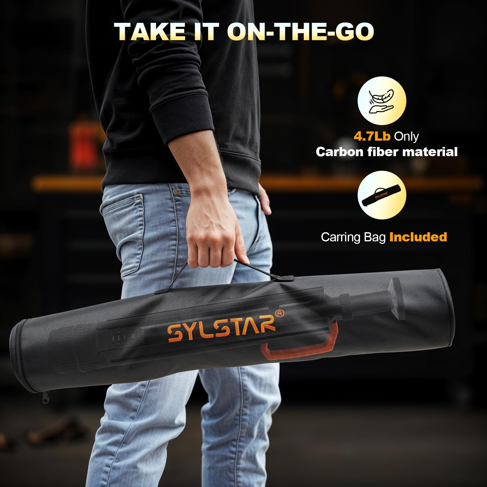SYLSTAR water-resistant build withstands rain and splashes.