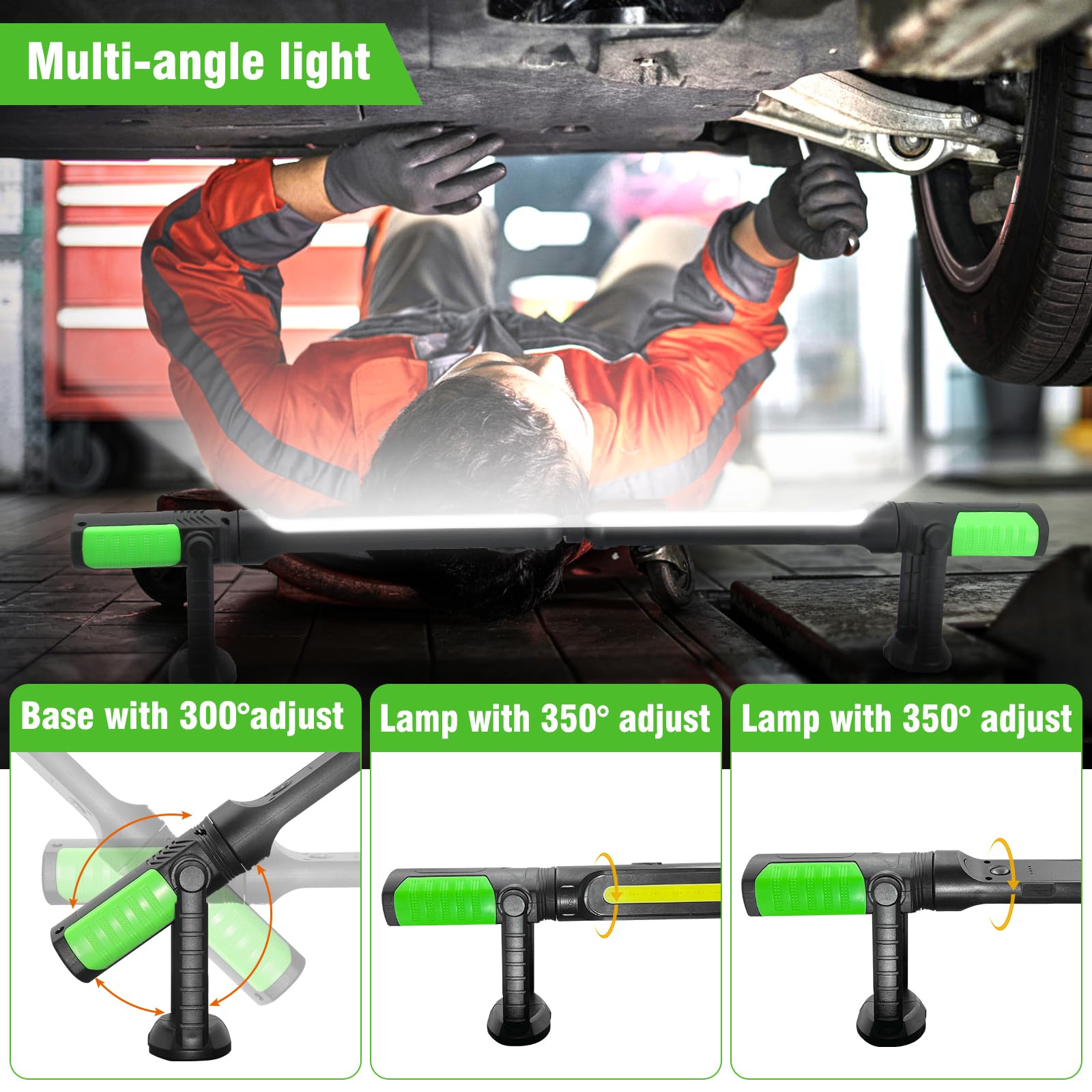 SYLSTAR work light ultra-thin grip designed for comfortable handling