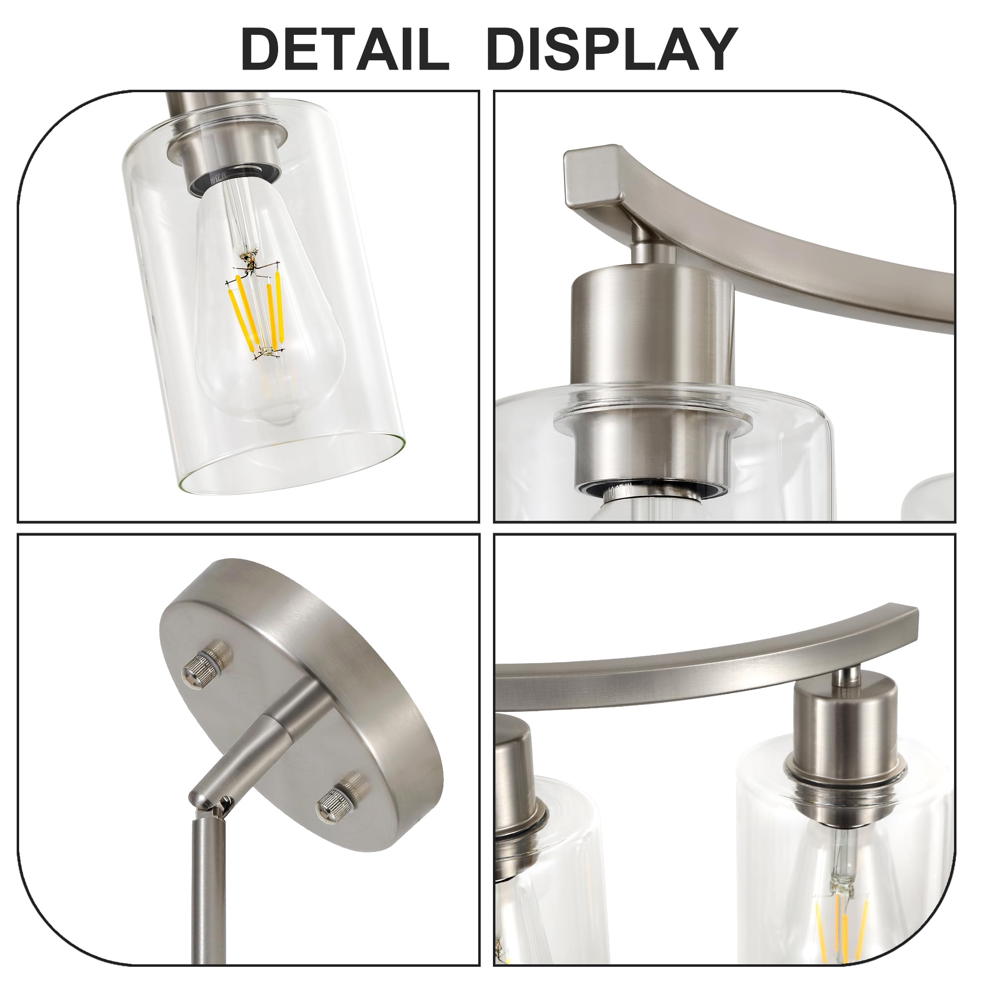 Syltherra 3-Light dimming-capable with compatible bulbs.
