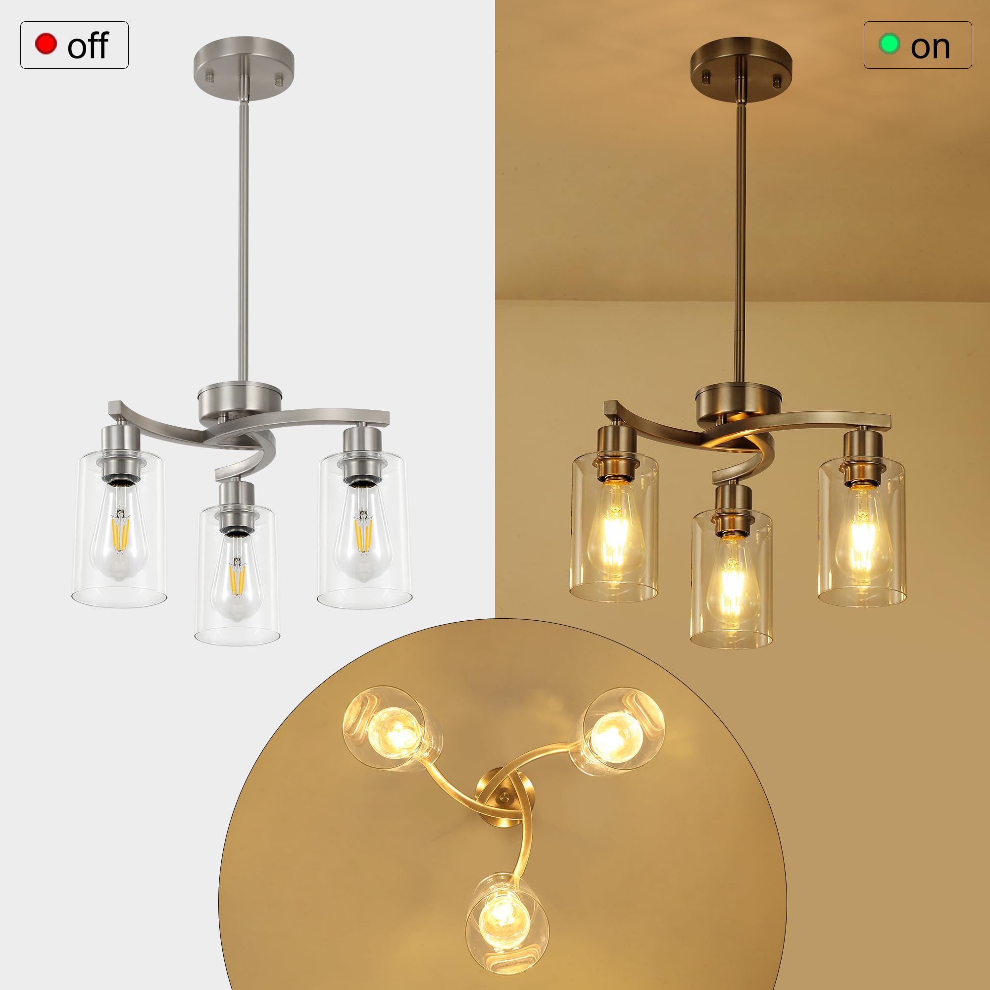 Syltherra 3-Light installation kit included for easy setup.