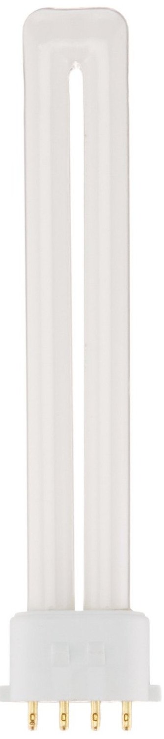 Sylvania 20318 CFL bulb, T4 shape, compact 2GX7 base for tight fixtures.