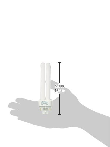Sylvania 20667 G24q-1 base CFL suitable for efficient, dimmable ballast setups