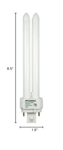 Sylvania 26W CFL lamp provides bright 4100K light for task lighting and energy savings.