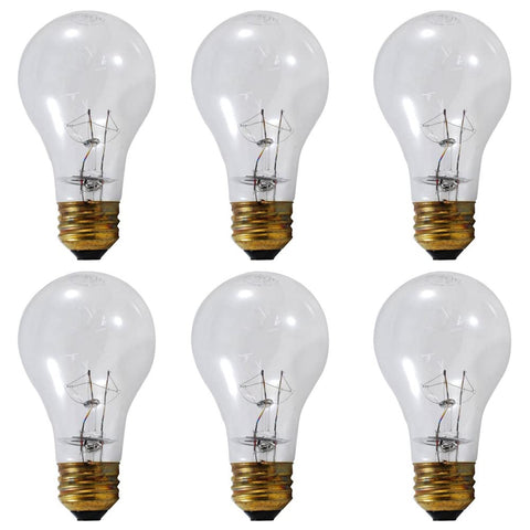 Sylvania 60A19 clear bulb at 120-125V ready for home lighting