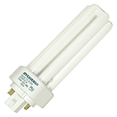 Sylvania CF32DT CFL bulb with GX24q-3 base delivers efficient 4100K lighting for offices.