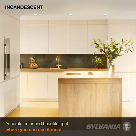 Sylvania R20 warm white 2850K glow for cozy rooms
