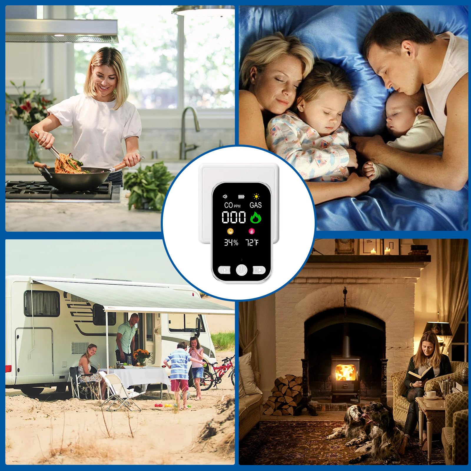 Sylzy detector senses methane, LPG, propane and more for quick gas-status awareness.