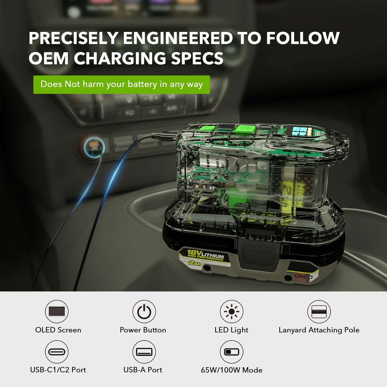 SYMIK PSC supports charging laptops and tablets on the go.