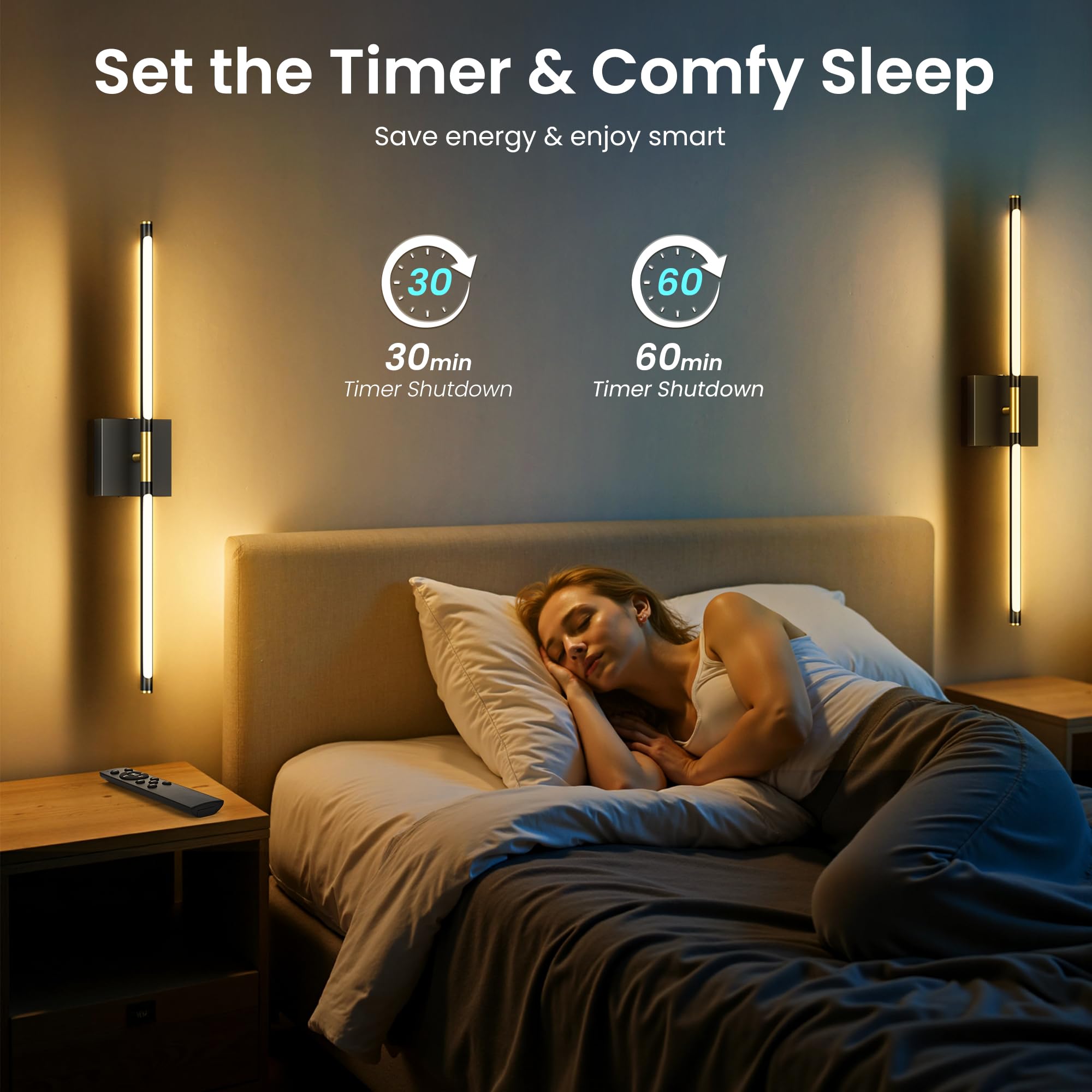 SyncGlow aluminum durable build delivers a premium feel in modern interiors
