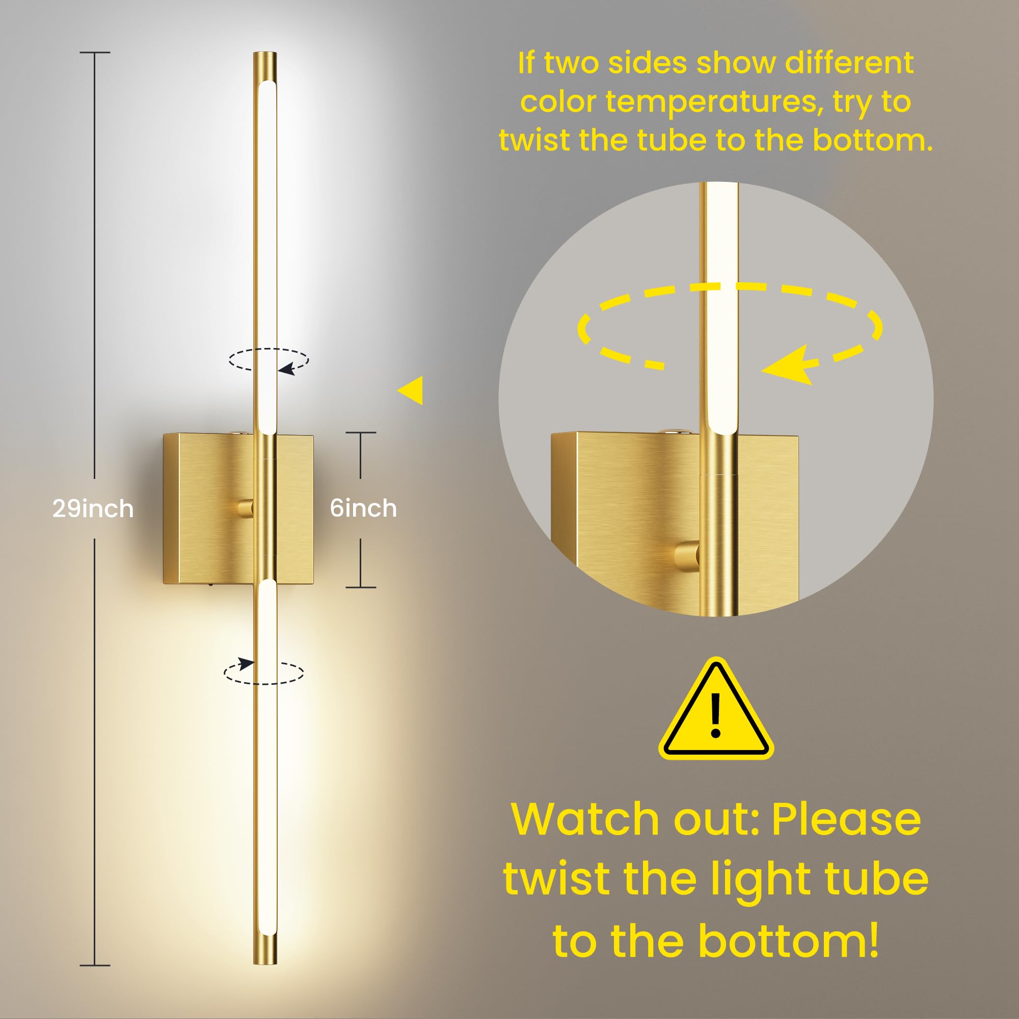 SyncGlow wall-sconce with remote-control offers easy brightness adjustments